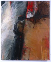 ohne Titel, Eitempera und Öl auf Leinwand, 150 x 180 cm, 1992