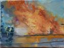 Brand, Öl auf Leinwand 30x20 cm,  2014